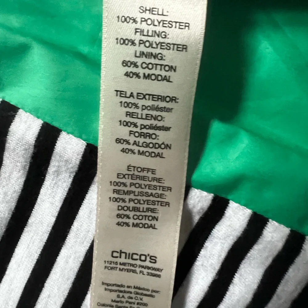 Zenergy By Chicos Vibrant Green Quilted Vest Like New! 0 or S - Picture 6 of 7